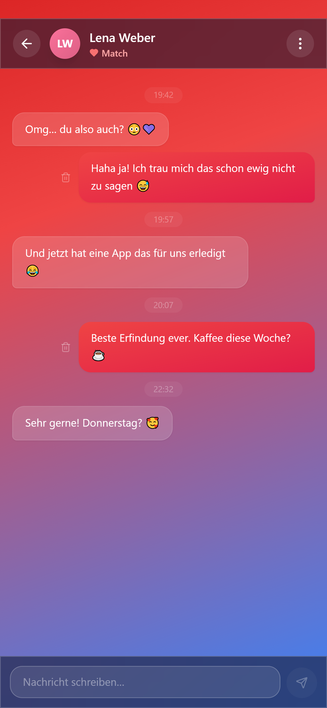 Match und Chat
