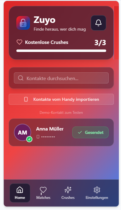 Kontakt auswählen